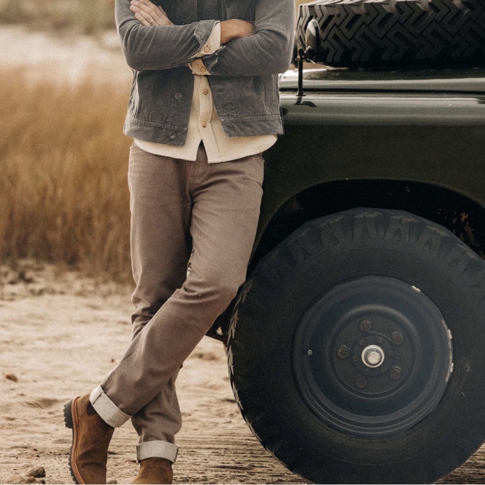 NWT TAYLOR STITCH The Slim All Day Pant in Silt Broken Twill, 34